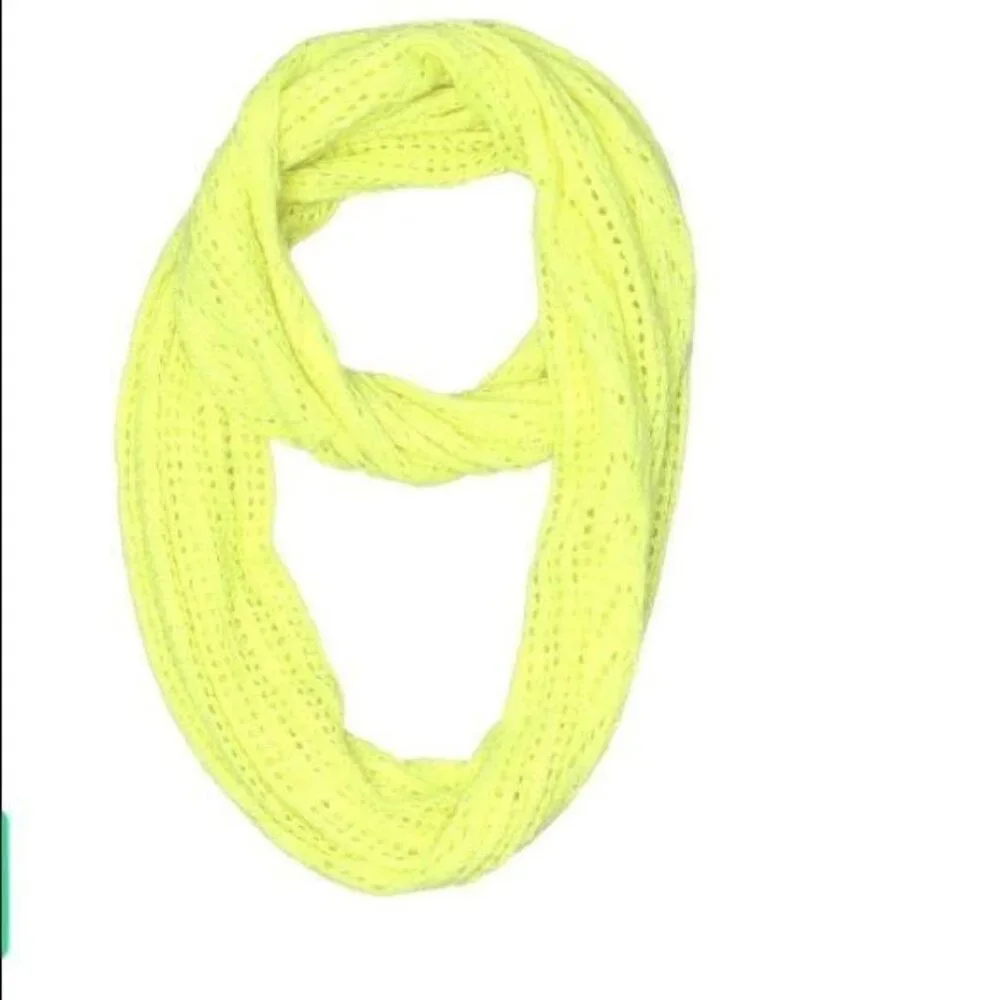 Aeropostale Neon Yellow Knit Infinity Scarf